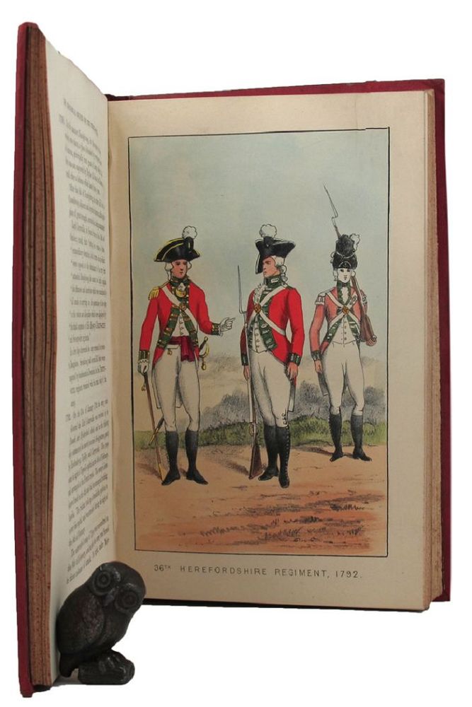 Item #151709 HISTORICAL RECORD OF THE THIRTY-SIXTH, or the Herefordshire Regiment of Foot: containing an account of the formation of the Regiment in 1701, and of its subsequent services to 1852. The Worcestershire Regiment, Richard Cannon, Compiler.