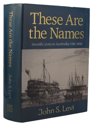 Item #152089 THESE ARE THE NAMES. John S. Levi