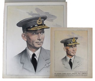 Item #153039 AIR CHIEF MARSHAL SIR ARTHUR WILLIAM TEDDER, RAF, GCB. World War II Portrait, Sir...