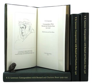 Item #153191 T. E. LAWRENCE: CORRESPONDENCE WITH BERNARD AND CHARLOTTE SHAW. T. E. Lawrence