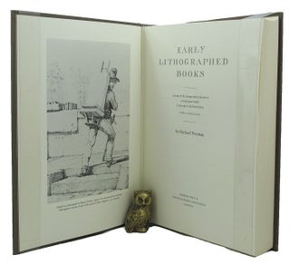 Item #154526 EARLY LITHOGRAPHED BOOKS: a study of the design and production of improper books in...