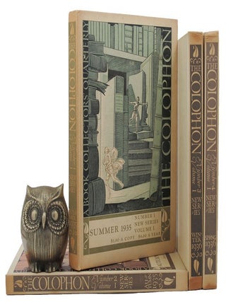 Item #154996 THE COLOPHON: NEW SERIES. Elmer Adler, others