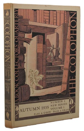 Item #154999 THE COLOPHON: NEW SERIES. Elmer Adler, others