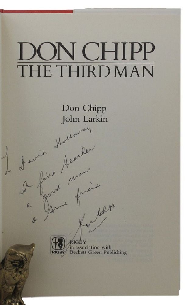 Item #155742 DON CHIPP:. Don Chipp, John Larkin.