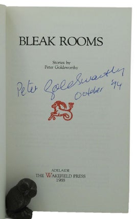 Item #156812 BLEAK ROOMS. Peter Goldsworthy