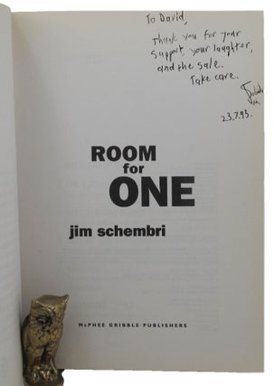 Item #156825 ROOM FOR ONE. Jim Schembri