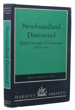 Item #156836 NEWFOUNDLAND DISCOVERED. Gillian T. Cell