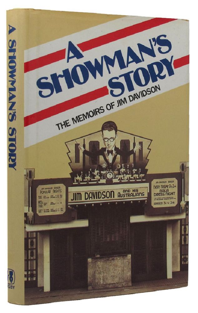 Item #157018 A SHOWMAN'S STORY: the memoirs of Jim Davidson. Jim Davidson.