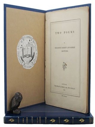 Item #157023 TWO POEMS. The Brownings