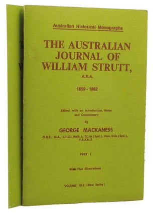 Item #157033 THE AUSTRALIAN JOURNAL OF WILLIAM STRUTT, A.R.A., 1850-1862. William Strutt, George...