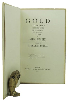 Item #157597 GOLD. John Ruskin