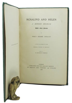 Item #157790 ROSALIND AND HELEN. Percy Bysshe Shelley