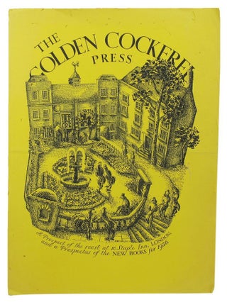 Item #158487 THE GOLDEN COCKEREL PRESS. A Prospect of the roost at 10 Staple Inn, London, and a...