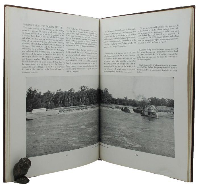 Item #158851 A SHORT HISTORY OF THE RIVER MURRAY WORKS. J. H. O. Eaton.