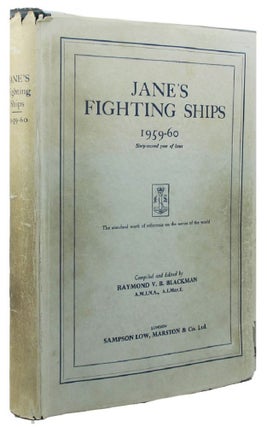 Item #158852 JANE'S FIGHTING SHIPS 1959-60. Jane's Fighting Ships, Raymond V. B. Blackman