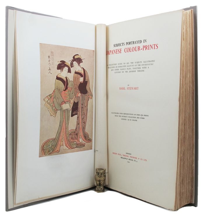 Item #159127 SUBJECTS PORTRAYED IN JAPANESE COLOUR-PRINTS. Basil Stewart.