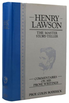 Item #159247 HENRY LAWSON. Commentaries on his prose writings. Henry Lawson