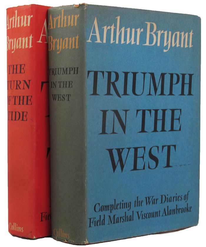 Item #159274 THE TURN OF THE TIDE, 1939-1943. [and] TRIUMPH IN THE WEST, 1943-1946. Field Marshal Alanbrooke, Arthur Bryant.