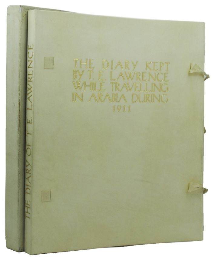 Item #159811 THE DIARY OF T. E. LAWRENCE MCMXI. T. E. Lawrence.