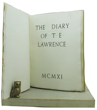 THE DIARY OF T. E. LAWRENCE MCMXI.
