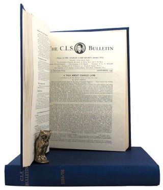 Item #160683 THE C.L.S. BULLETIN. (Organ of the Charles Lamb Society). Charles Lamb, H. G. Smith