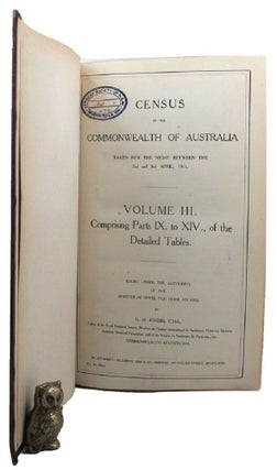 Item #161720 CENSUS OF THE COMMONWEALTH OF AUSTRALIA taken for the night between the 2nd and 3rd...