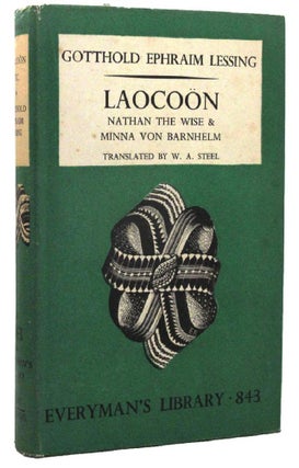 Item #162189 LAOCOON, NATHAN THE WISE [and] MINNA VON BARNHELM. Gotthold Ephraim Lessing