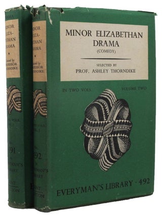 Item #162190 THE MINOR ELIZABETHAN DRAMA. Professor Ashley Thorndyke, Introduction