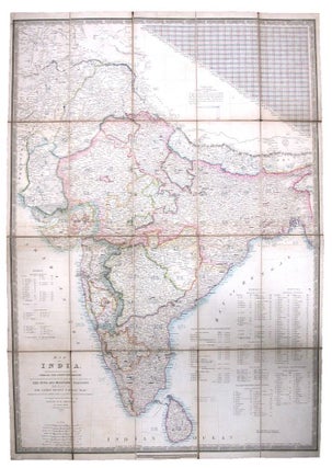 Item #162415 MAP OF INDIA. James Wyld
