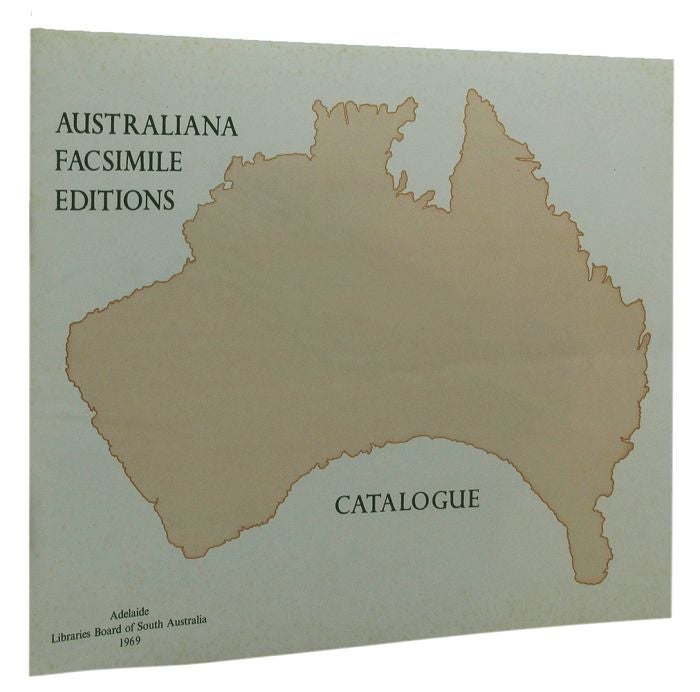 Item #162427 AUSTRALIANA FACSIMILE EDITIONS [cover title]. Libraries Board of South Australia.