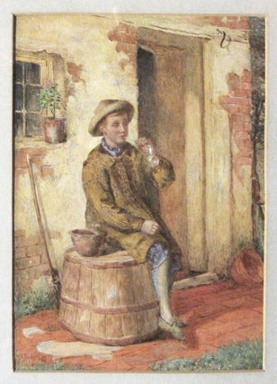 Item #162538 BOY WITH BUBBLE PIPE. Frederick Thomas Underhill, Artist