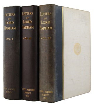 LETTERS AND PAPERS OF CHARLES, LORD BARHAM, ADMIRAL OF THE RED SQUADRON: 1758-1813.