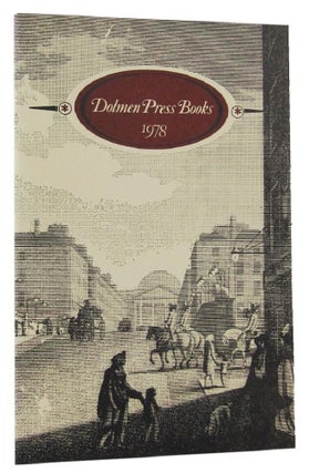 Item #162612 DOLMEN PRESS BOOKS 1978. The Dolmen Press Catalogue