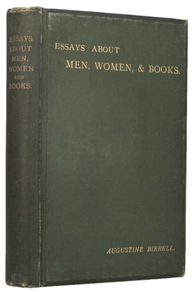 ESSAYS ABOUT MEN, WOMEN, AND BOOKS.