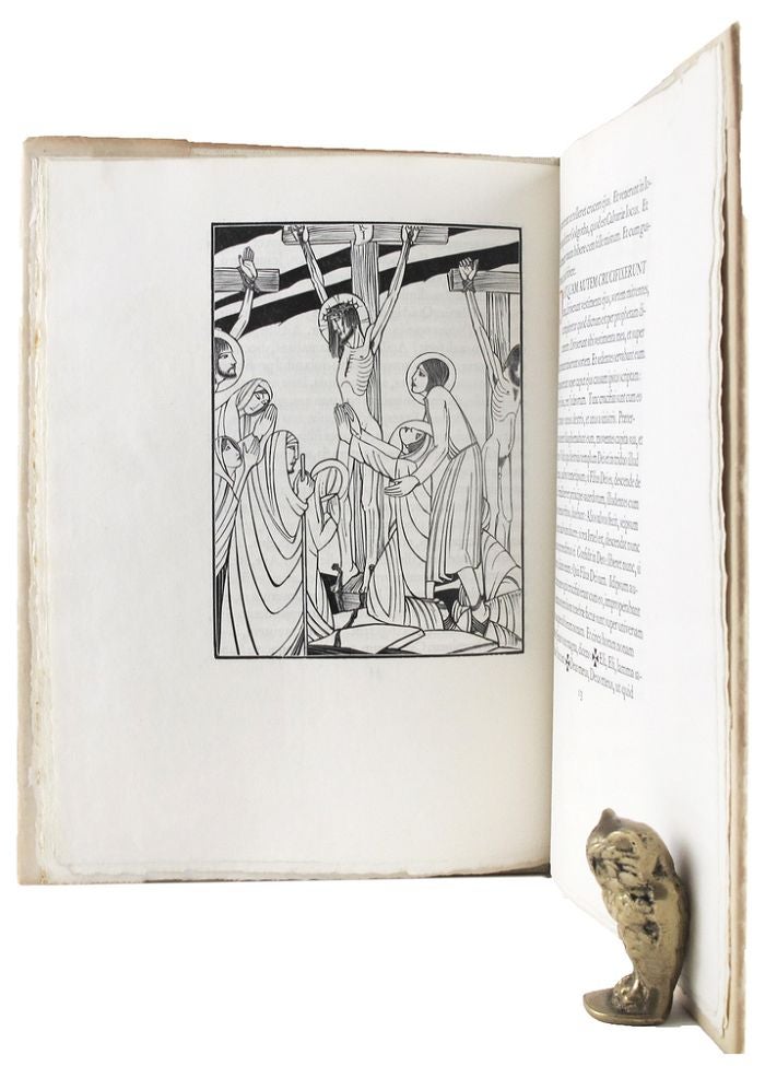 Item #162746 PASSIO DOMINI NOSTRI JESU CHRISTI. [The Passion of the Lord Jesus Christ]. Being the 26th and 27th Chapters of Saint Matthew's Gospel from the latin text. Eric Gill.
