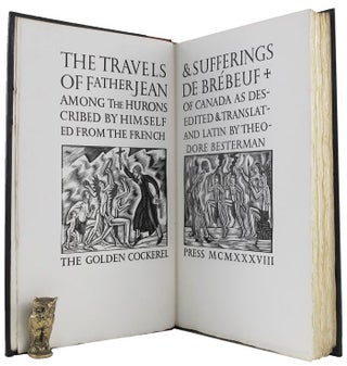 Item #162749 THE TRAVELS & SUFFERINGS OF FATHER JEAN DE BREBEUF among the Hurons of Canada as...