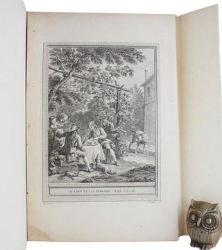 Item #162787 THE FABLES OF JEAN DE LA FONTAINE. Fontaine's Fables Choisies Leaf Book, Frances Brewer