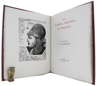 Item #162932 THE FUNERAL ORATION OF PERICLES. Thucydides