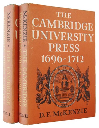 Item #163693 THE CAMBRIDGE UNIVERSITY PRESS, 1696-1712. Cambridge University Press, D. F. McKenzie