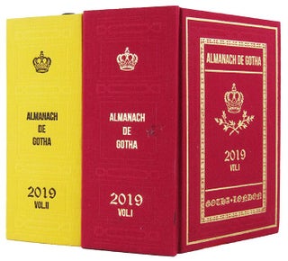 Item #163776 ALMANACH DE GOTHA: Annual genealogy, diplomacy, statistics. Volume 1 (Part 1 & Part...