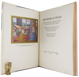 Item #164059 THE BOOK IN ITALY DURING THE FIFTEENTH AND SIXTEENTH CENTURIES shown in facsimile...