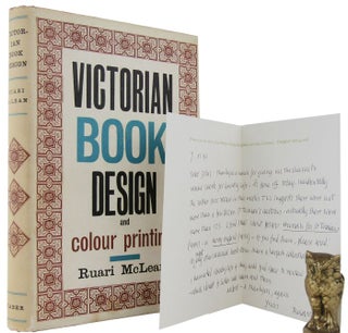 Item #164112 VICTORIAN BOOK DESIGN AND COLOUR PRINTING. Ruari McLean