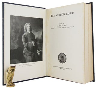 Item #164475 THE VERNON PAPERS. Edward Vernon, B. McL Ranft