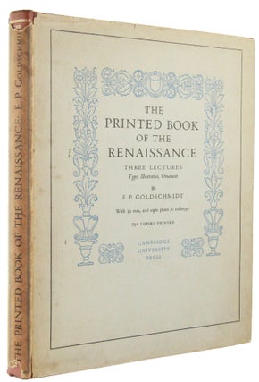 THE PRINTED BOOK OF THE RENAISSANCE.