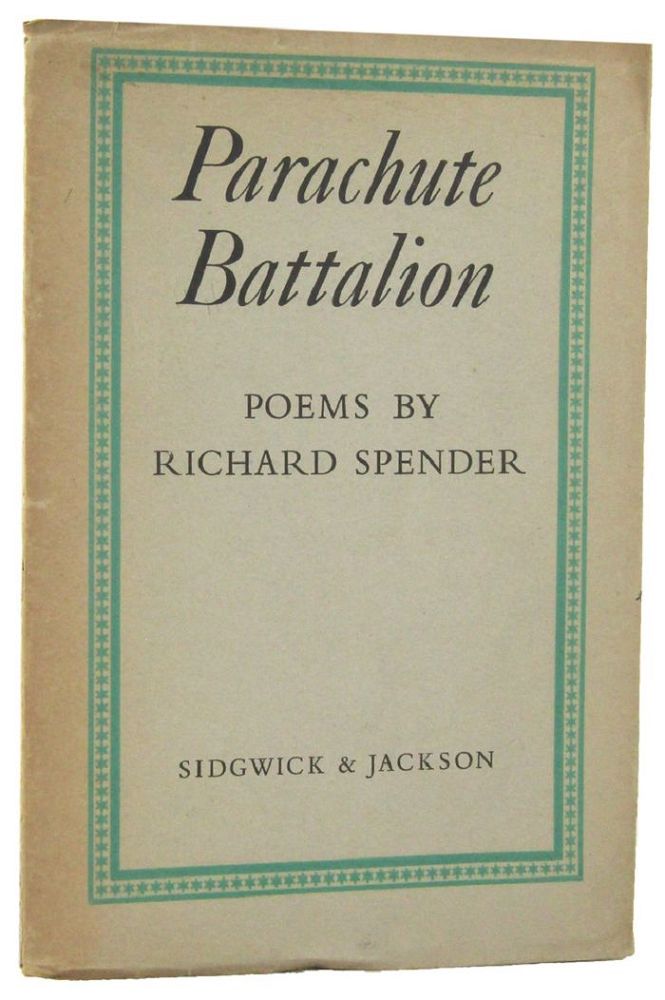 Item #165183 PARACHUTE BATTALION. Richard Spender.