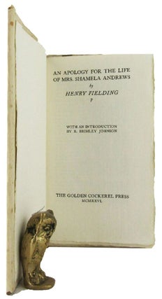 Item #165407 AN APOLOGY FOR THE LIFE OF MRS. SHAMELA ANDREWS. Henry Fielding
