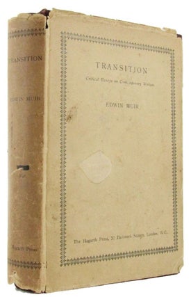 Item #165637 TRANSITION. Edwin Muir