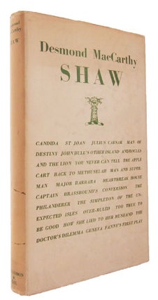 Item #165722 SHAW. George Bernard Shaw, Desmond MacCarthy