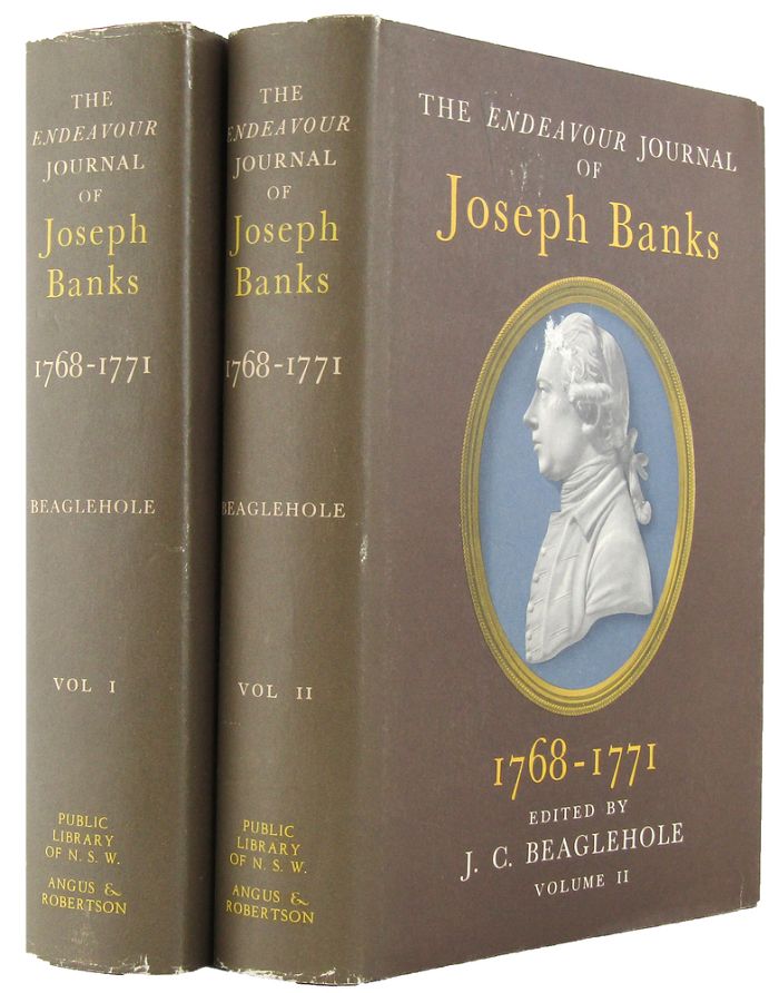 Item #166217 THE ENDEAVOUR JOURNAL OF JOSEPH BANKS, 1768-1771. Joseph Banks.