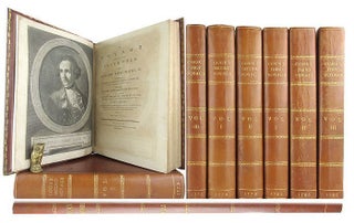 Item #166239 A COMPLETE SET OF THE OFFICIAL ACCOUNTS OF COOK'S THREE VOYAGES. Captain James...